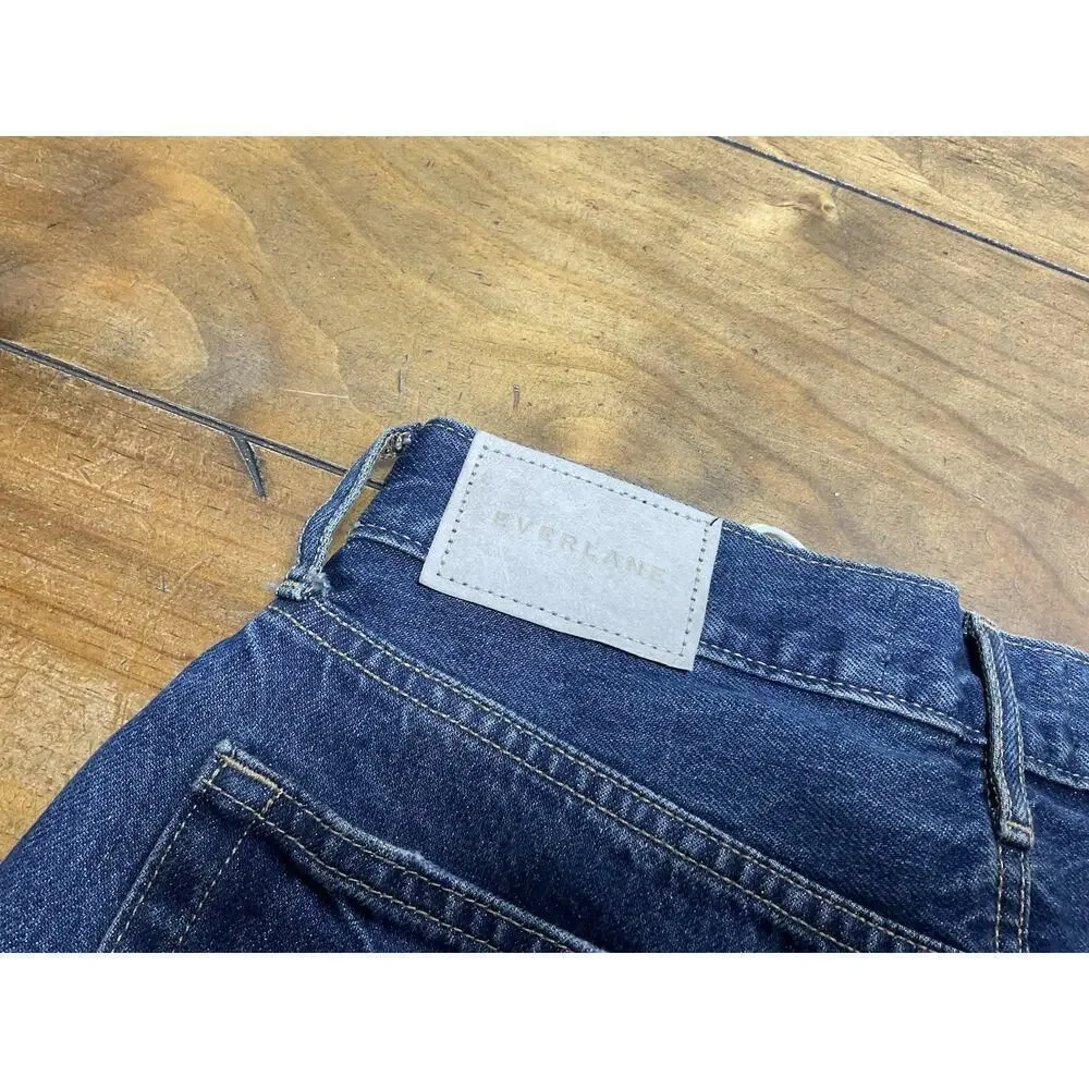 Everlane The Ridged Way-High Short Organic Cotton Distressed Womens Size 26 NWT - Picture 10 of 14